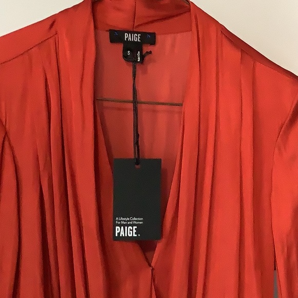 PAIGE “Sevilla” Bodysuit (Red/Rust) - Picture 7 of 16